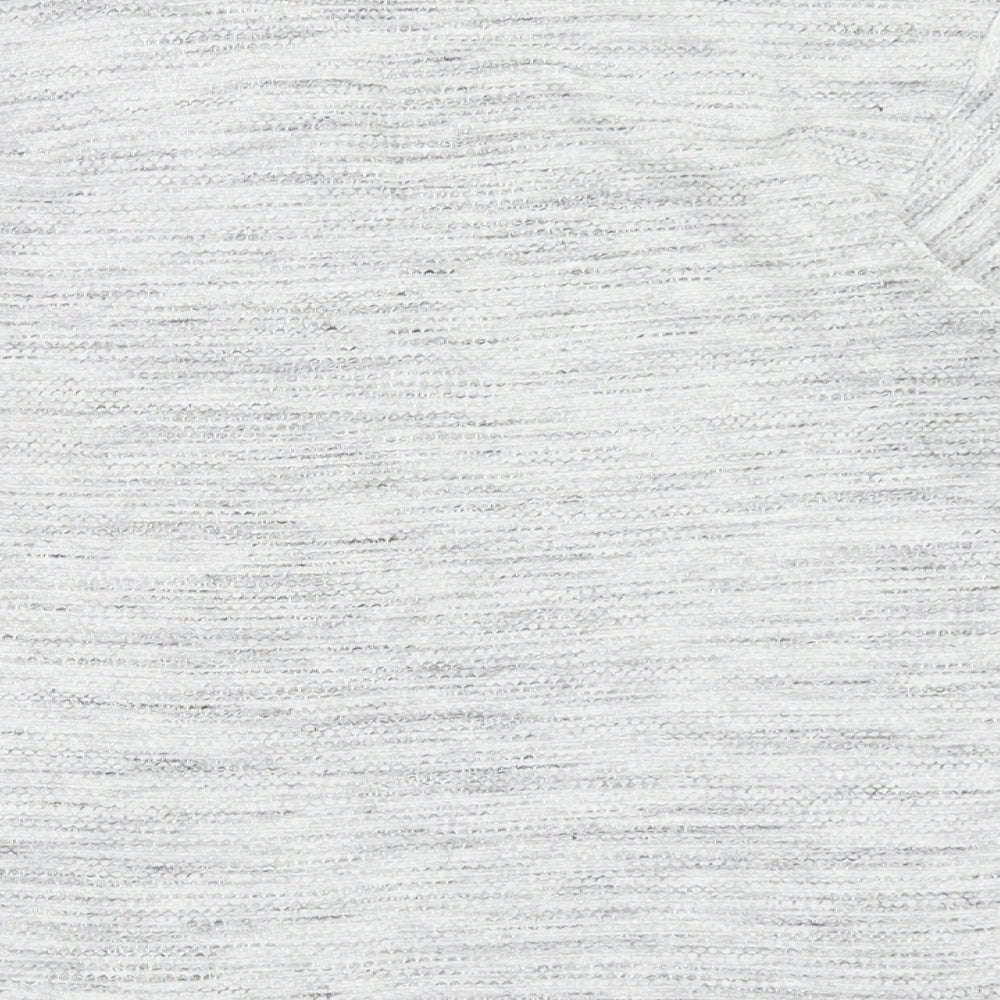 Matalan Boys Grey Cotton Basic T-Shirt Size 9 Years Round Neck Pullover