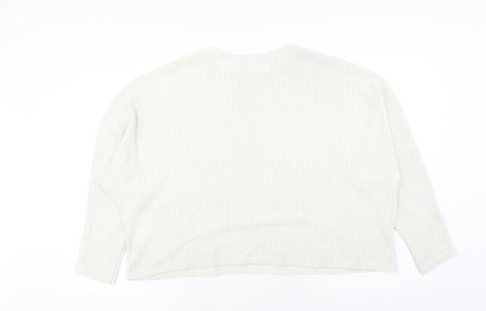 Womens UK Size L H&M Ivory Pullover Jumper