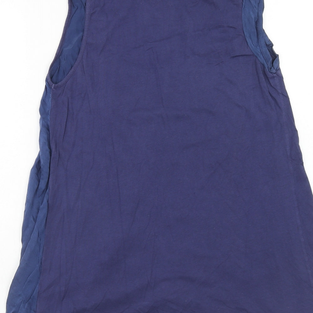 Womens UK Size 8 NEXT Blue Basic Tank