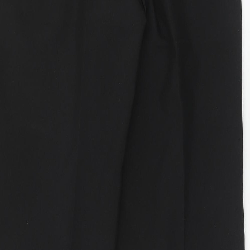 Debenhams Mens Grey Polyester Dress Pants Trousers Size 34 in L33 in Regular Hook & Eye - Long Length