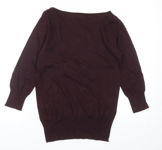 Womens UK Size 6 NEXT Purple Pullover Jumper