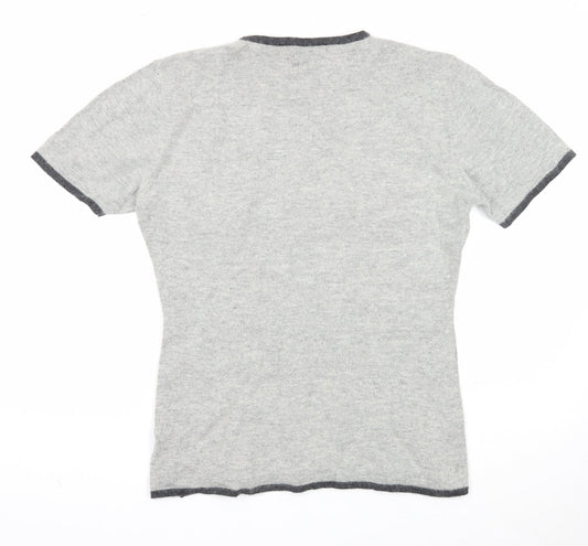 Womens UK Size M Bellino Grey Pullover Jumper
