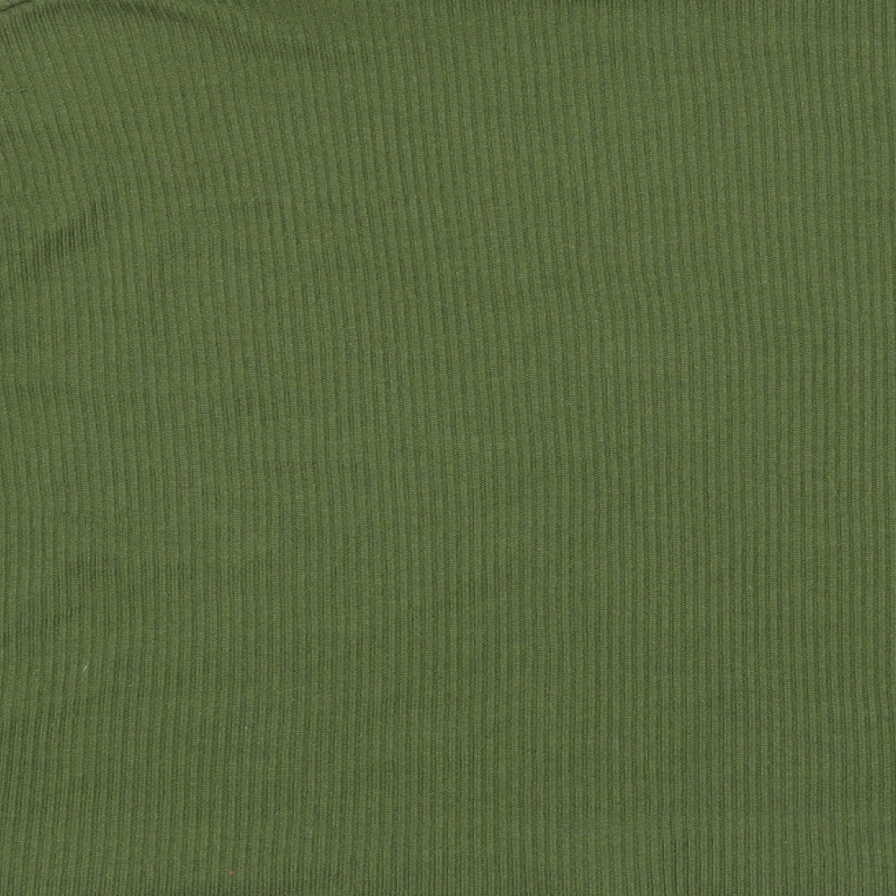 Womens UK Size XS Divided Green Pullover Jumper
