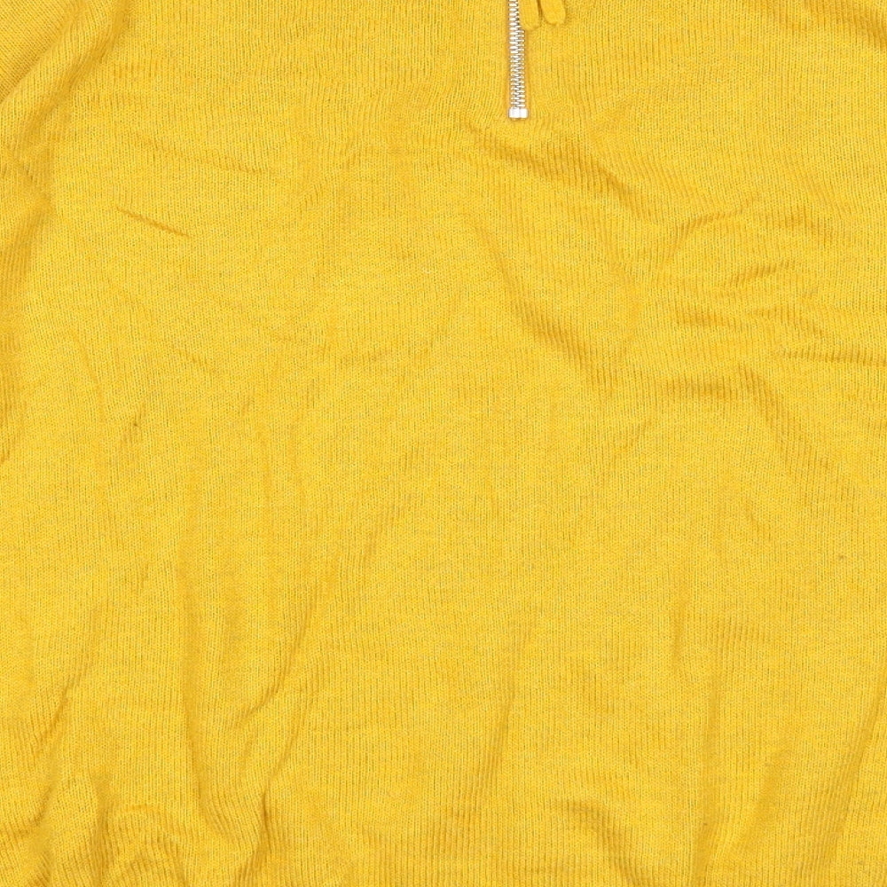 Womens UK Size M H&M Yellow Pullover Jumper