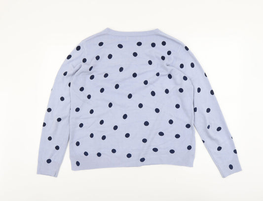 Womens UK Size 12 Marks and Spencer Blue Pullover Jumper