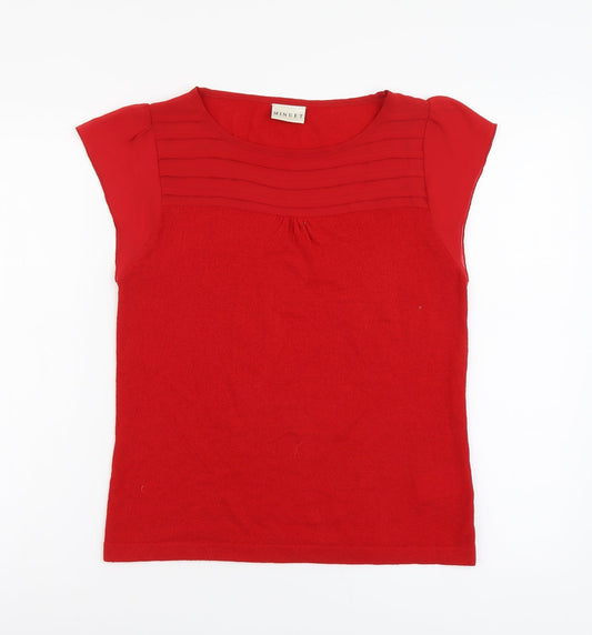 Womens UK Size 12 Minuet Red Pullover Jumper