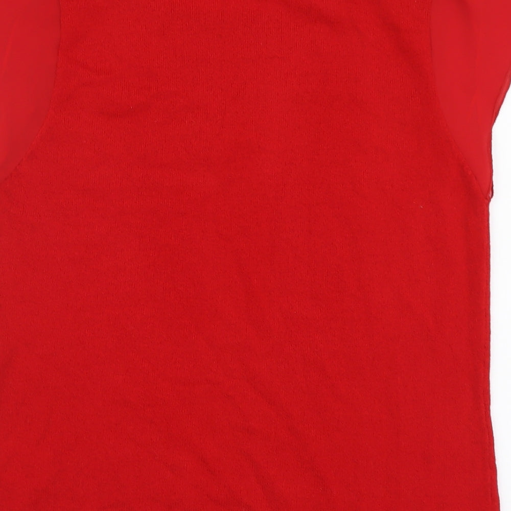 Womens UK Size 12 Minuet Red Pullover Jumper