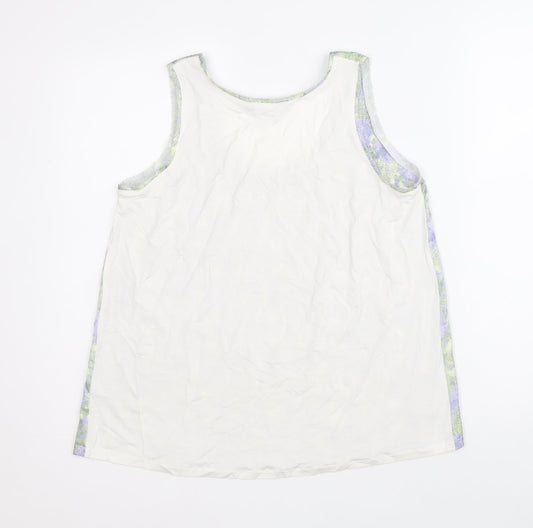 Womens UK Size 8 Marks and Spencer Multicoloured Basic Tank