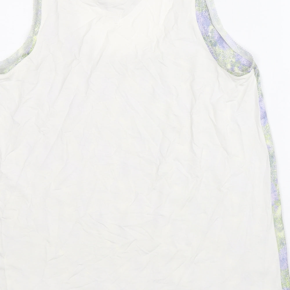 Womens UK Size 8 Marks and Spencer Multicoloured Basic Tank