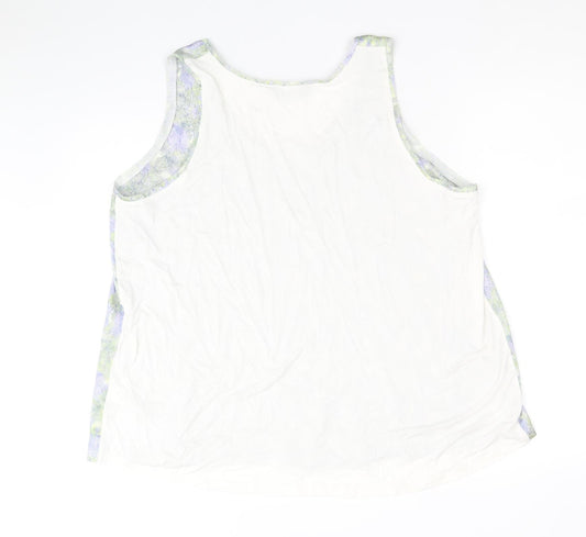 Womens UK Size 16 Marks and Spencer Multicoloured Basic Tank