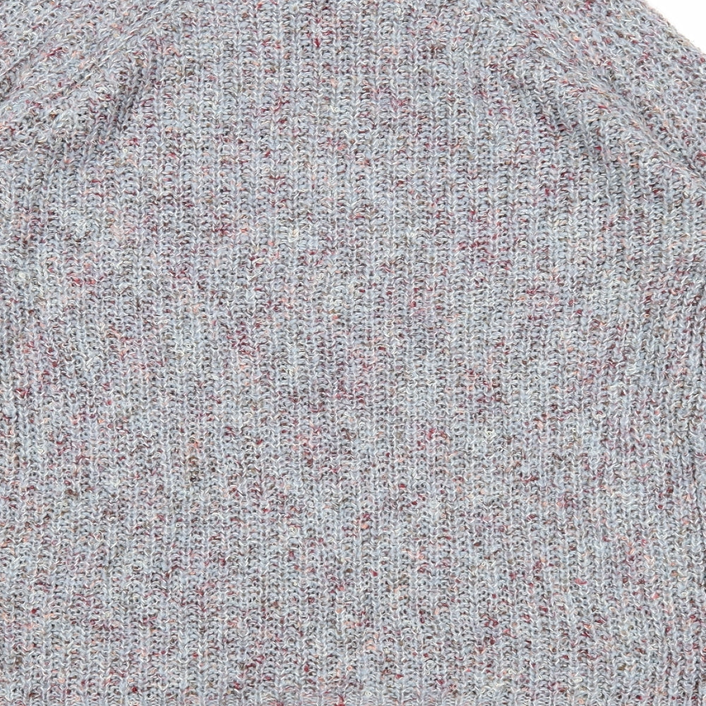 Womens UK Size M Papaya Grey Pullover Jumper