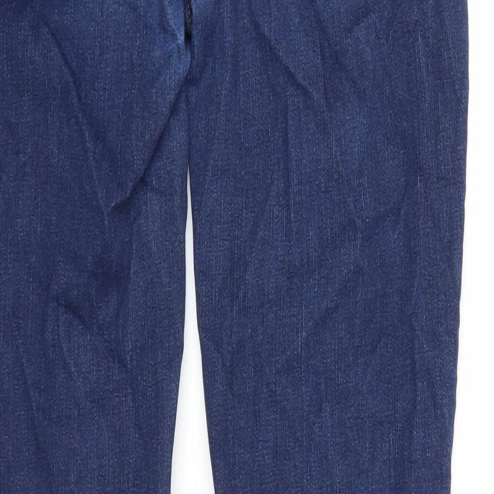 Oasis Womens Blue Cotton Skinny Jeans Size S Regular Zip