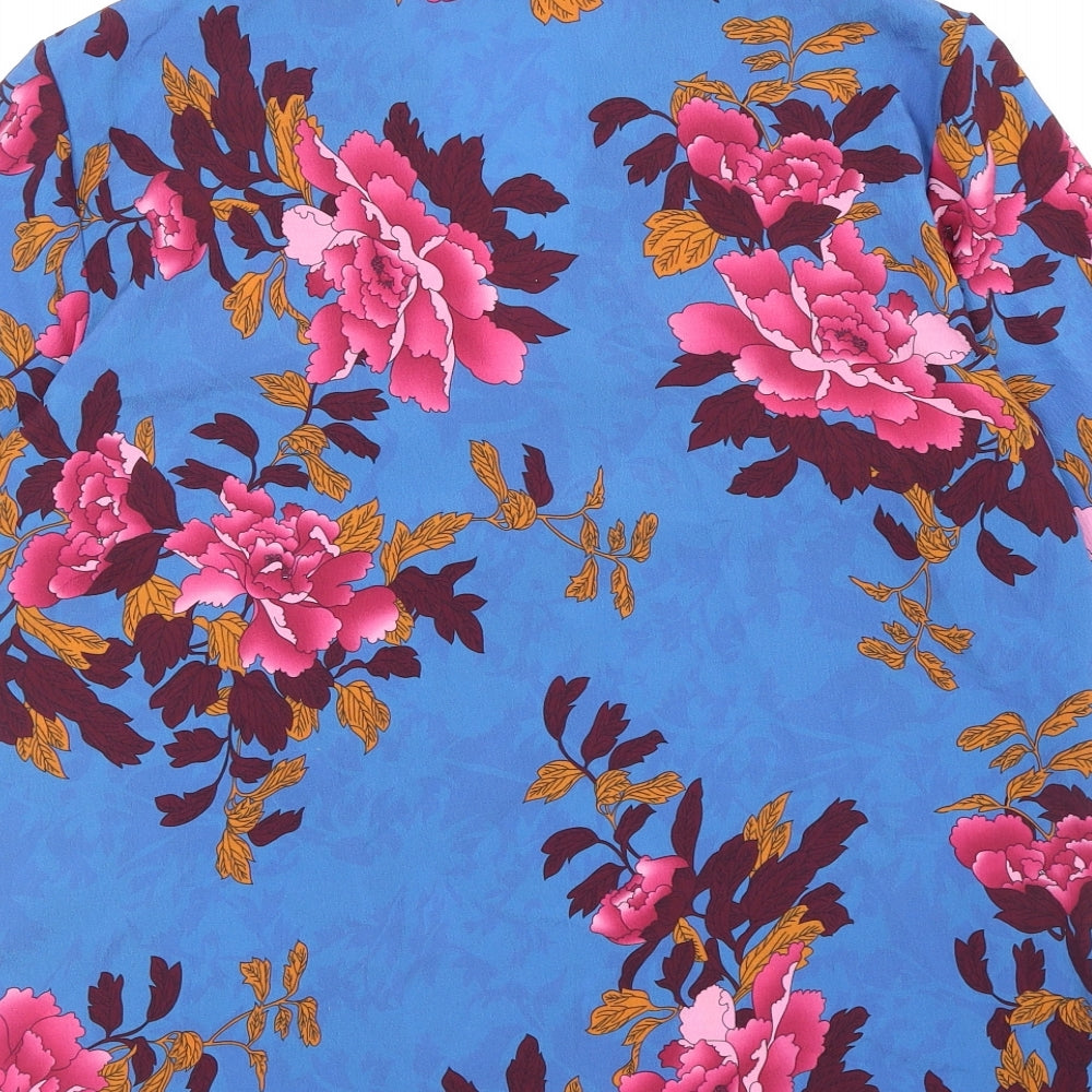 Womens UK Size L Y.A.S Blue Basic Blouse