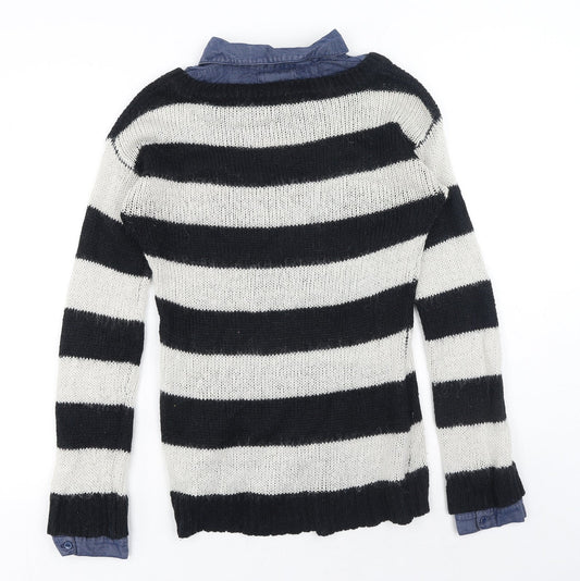 Womens UK Size 10 NEXT Blue Pullover Jumper