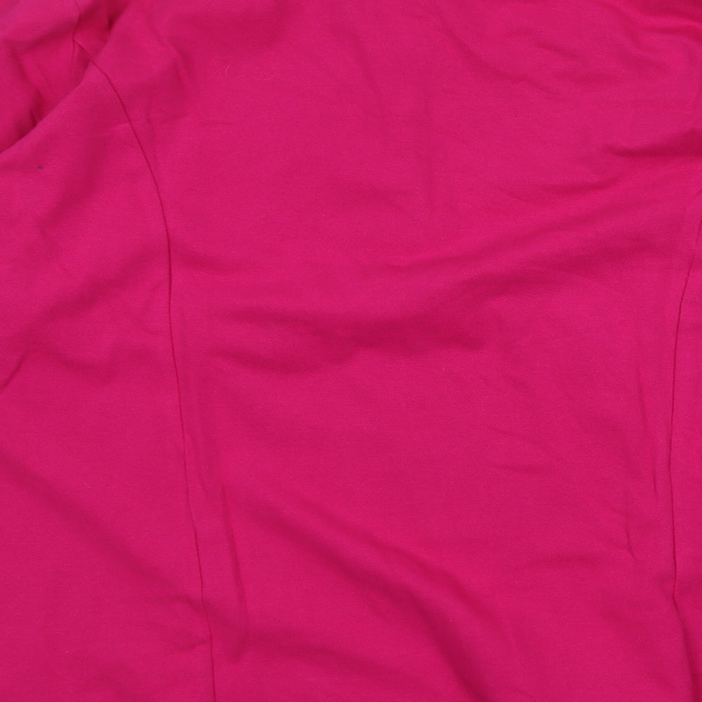 Womens UK Size XL Lee Pink Basic Blouse