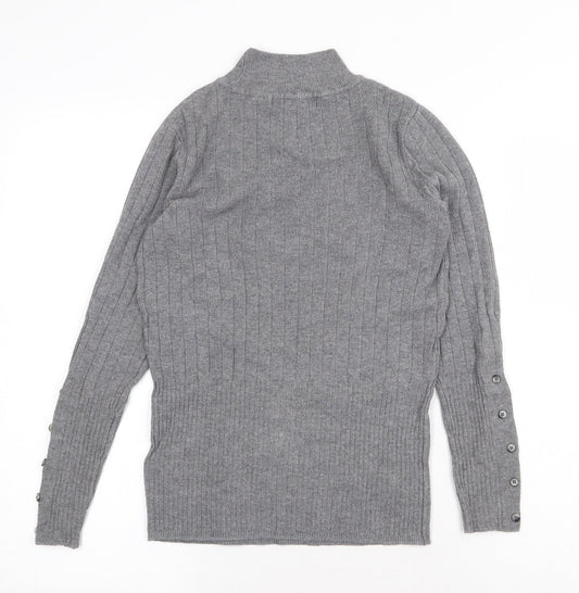 Womens UK Size 8 Marks and Spencer Grey Pullover Jumper