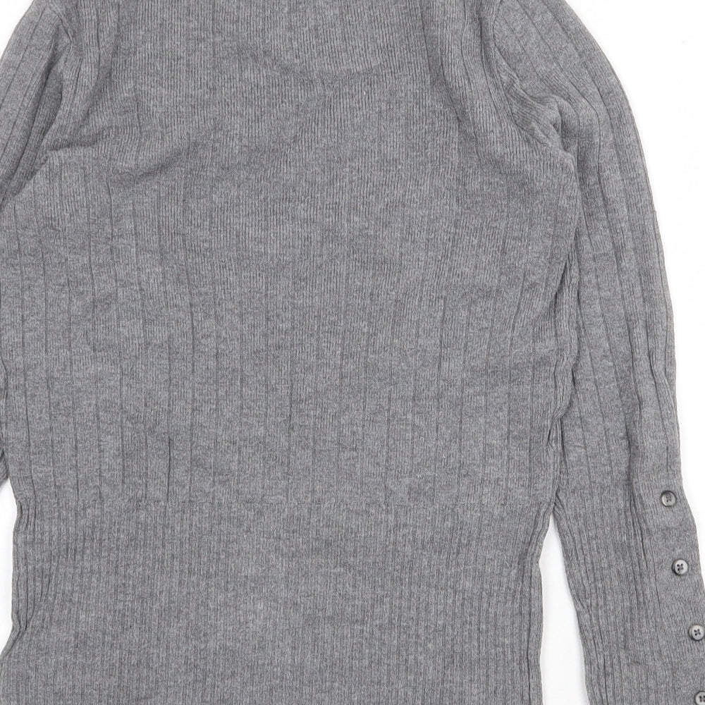Womens UK Size 8 Marks and Spencer Grey Pullover Jumper