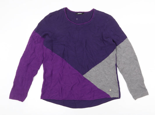 Womens UK Size 12 Olsen Purple Pullover Jumper