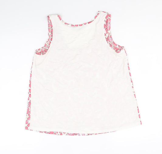 Womens UK Size 8 Marks and Spencer Pink Basic Tank