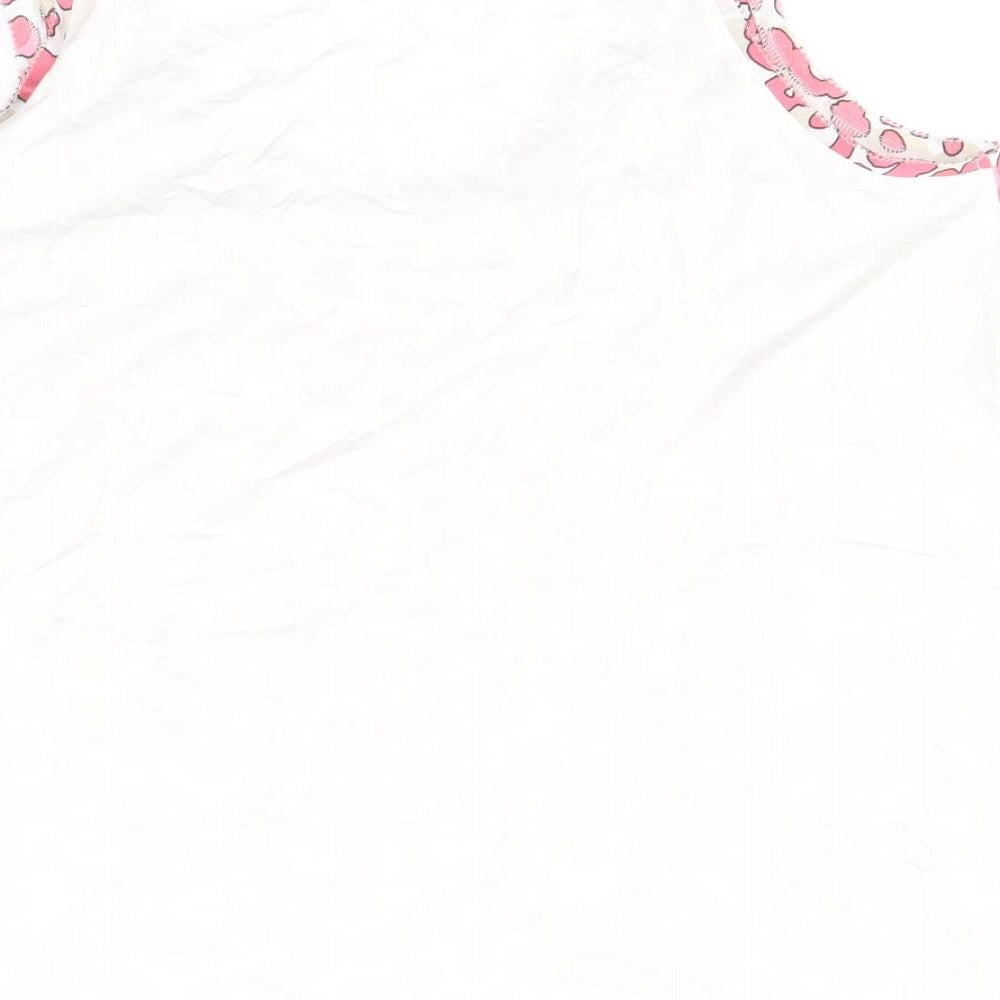 Womens UK Size 8 Marks and Spencer Pink Basic Tank