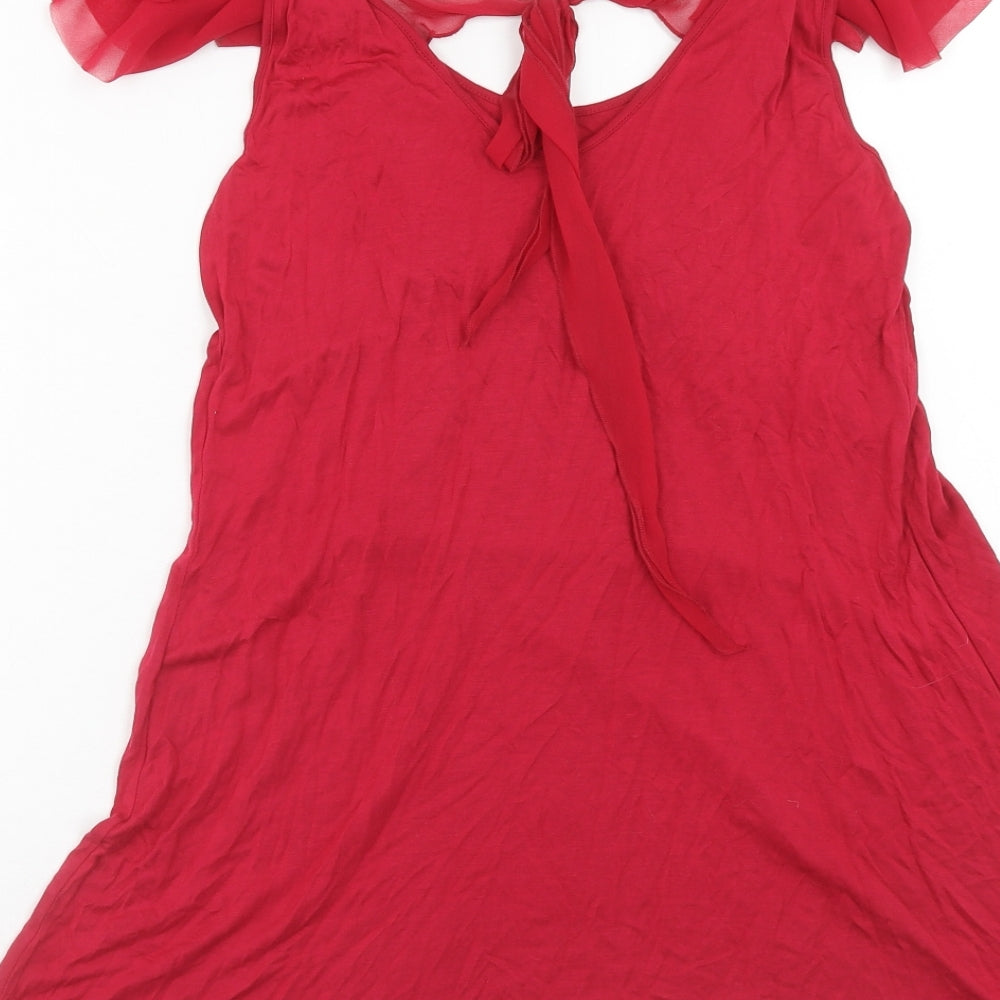 Womens UK Size 12 NEXT Pink Tunic Tank