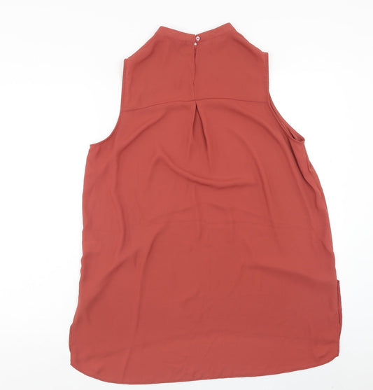 Womens UK Size 16 Atmosphere Orange Tunic Blouse