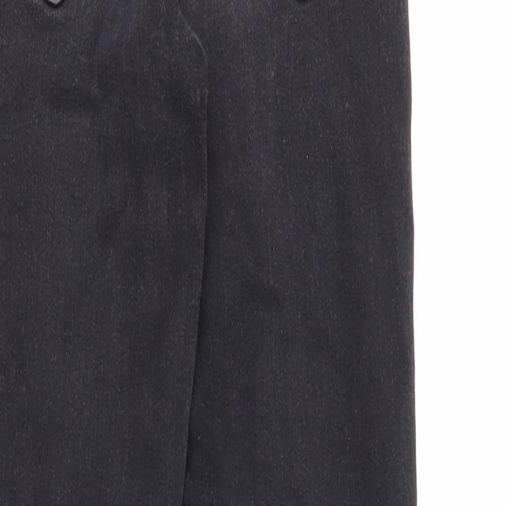 Denim & Co. Womens Black Cotton Skinny Jeans Size 8 Regular Zip - Waist 22 Inches