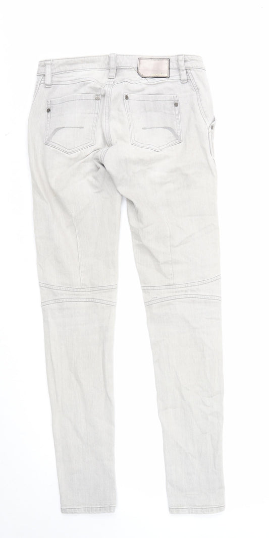 Mens UK Size 26 in DKNY Jeans Regular Fit Skinny Grey Jeans
