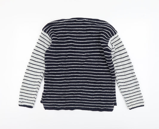 Womens UK Size S Marks and Spencer Blue Pullover Jumper
