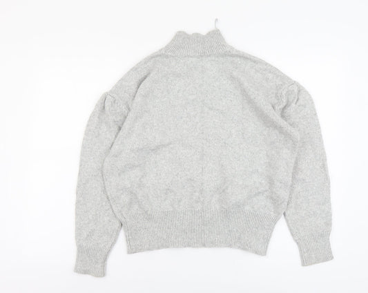 Womens UK Size M Marks and Spencer Grey Pullover Jumper