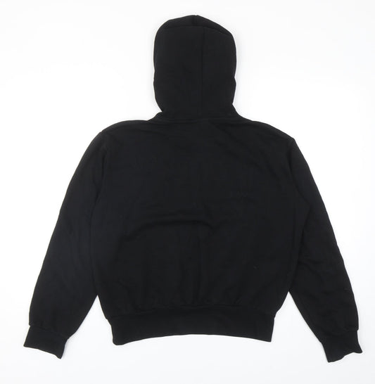 Womens UK Size XS Divided by H&M Black Pullover Hoodie