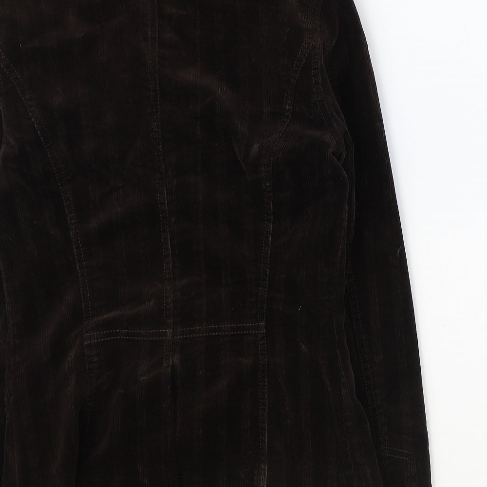 NEXT Womens Brown Cotton Jacket Blazer Size 6