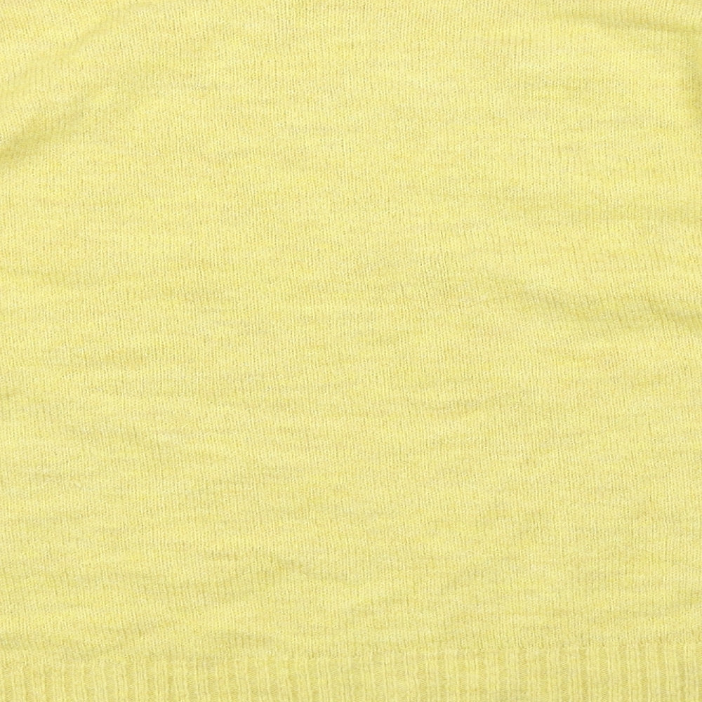 Womens UK Size L NEXT Yellow Pullover Jumper