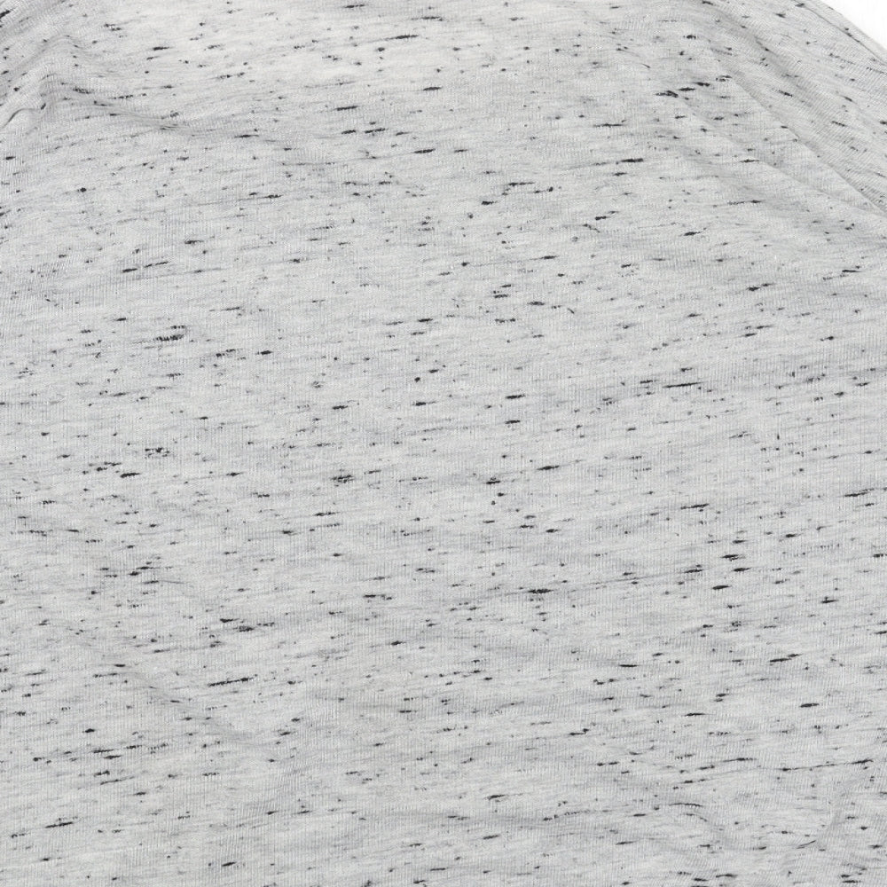 George Womens Grey Scoop Neck Acrylic Pullover Jumper Size 16