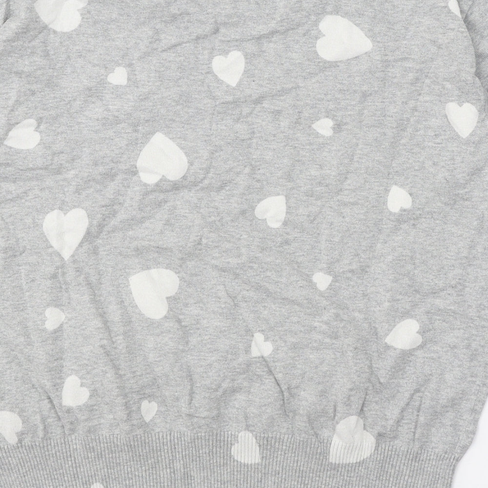 Womens UK Size S Marks and Spencer Grey Pullover Jumper