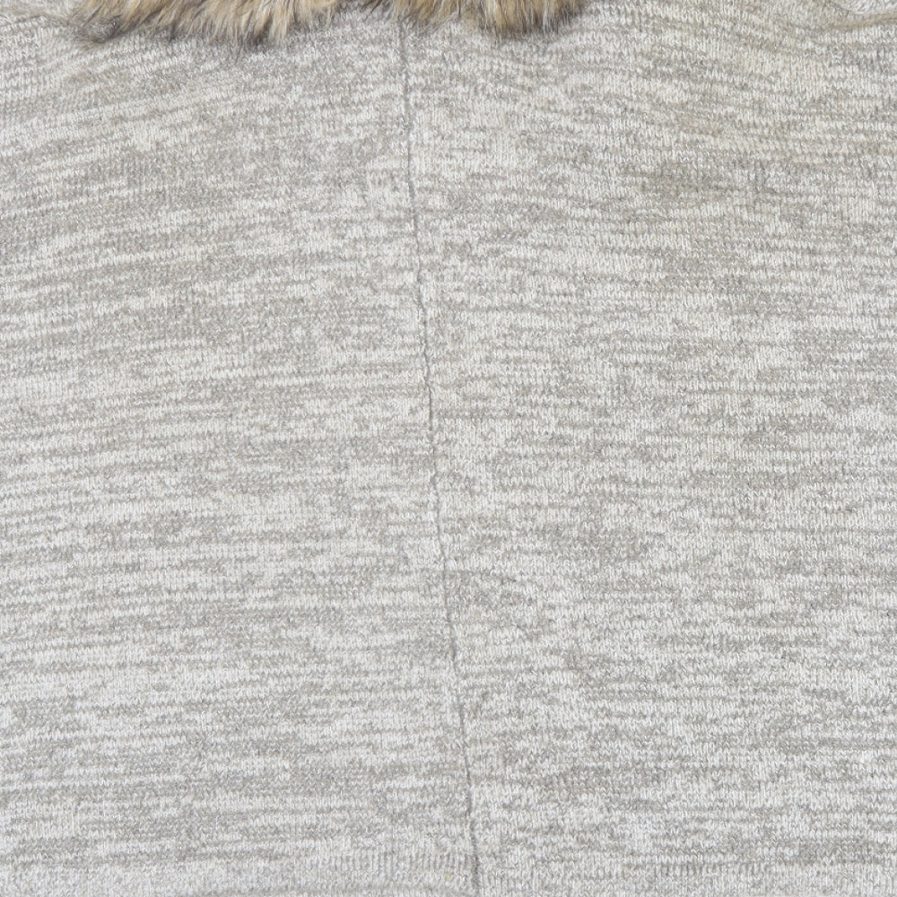 Womens UK Size One Size Atmosphere Beige Cardigan Jumper