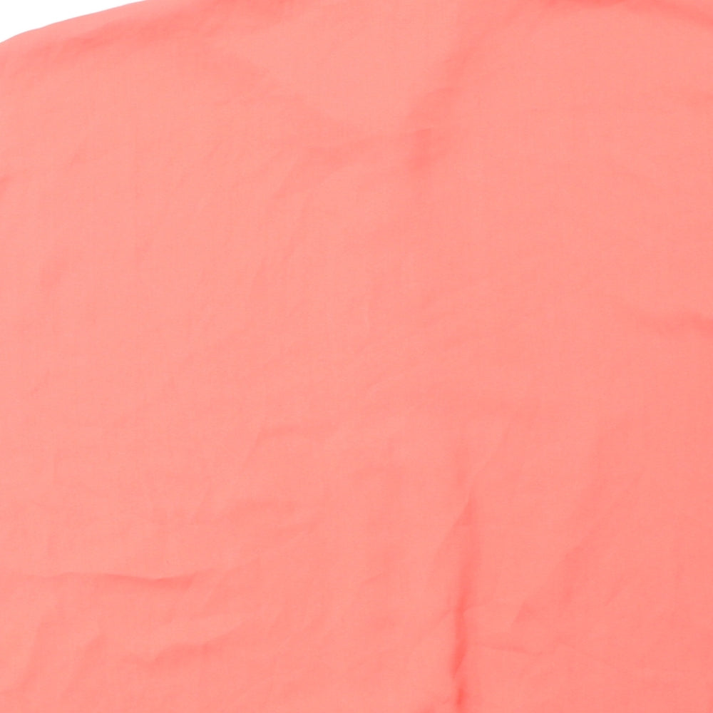 Womens UK Size 12 Atmosphere Orange Basic Button-Up