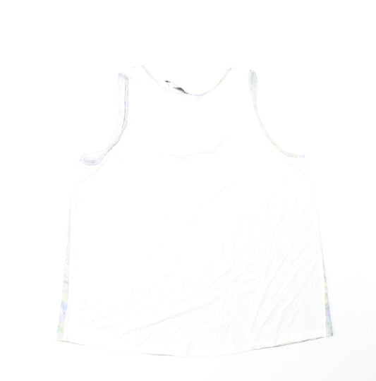 Womens UK Size 10 Marks and Spencer Blue Basic Tank