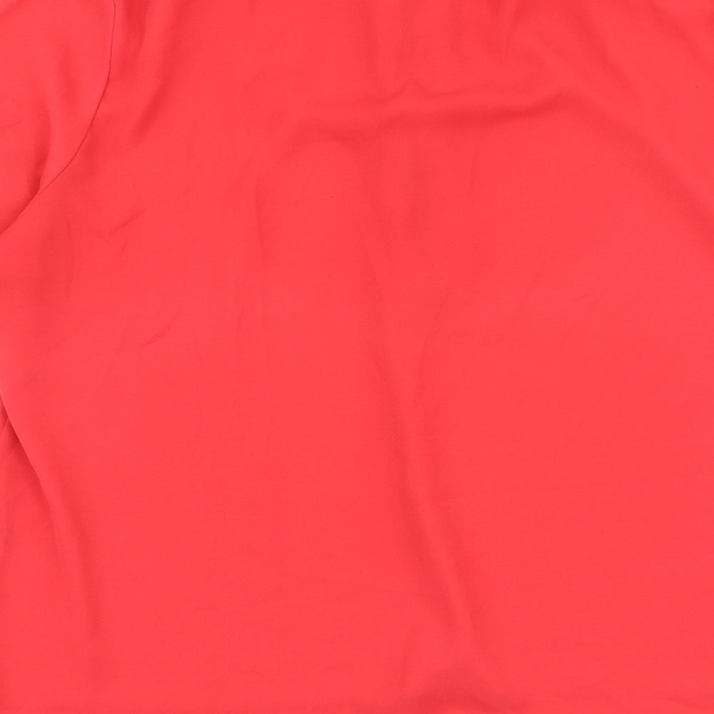 Primark Womens Purple Polyester Basic Blouse Size 14 V-Neck