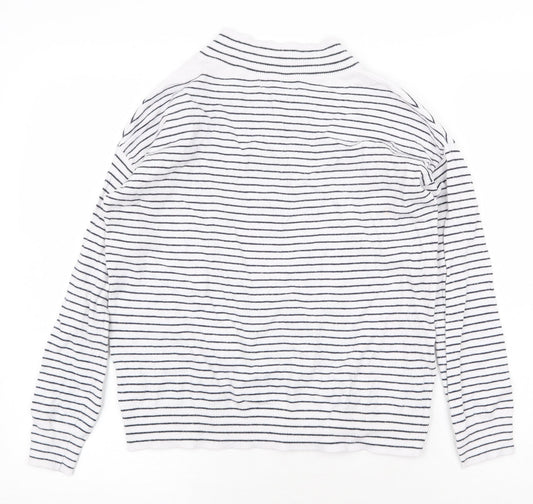 Womens UK Size XS Garfield & Marks White Pullover Jumper