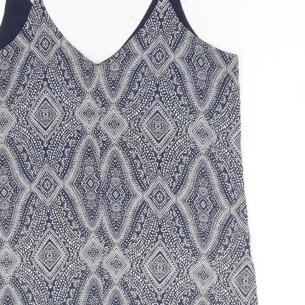 Womens UK Size 14 H&M Blue Camisole Tank