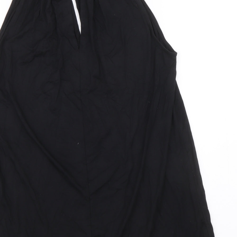 Womens UK Size M Cable & Gauge Black Basic Tank