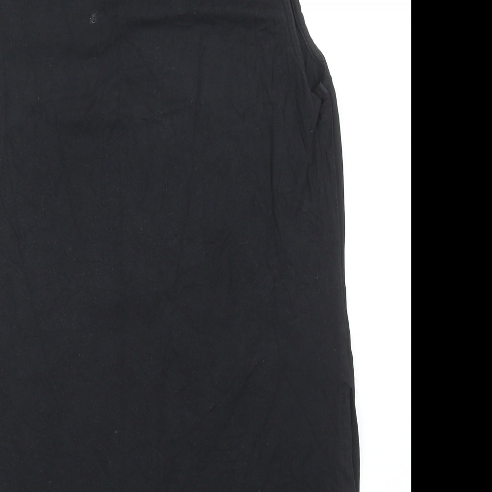 Womens UK Size 10 New Look Black Basic Tank