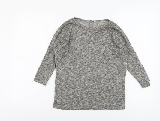 Womens UK Size 8 TU Grey Pullover Jumper