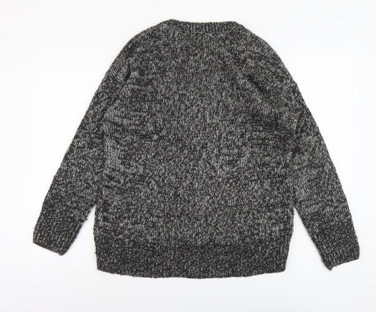 Womens UK Size S New Look Grey Pullover Jumper