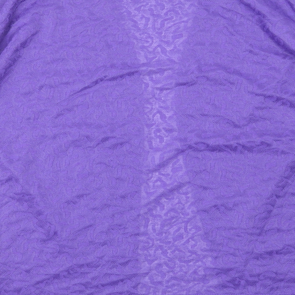 Womens UK Size 12 Anthology Purple Shrug Jumper