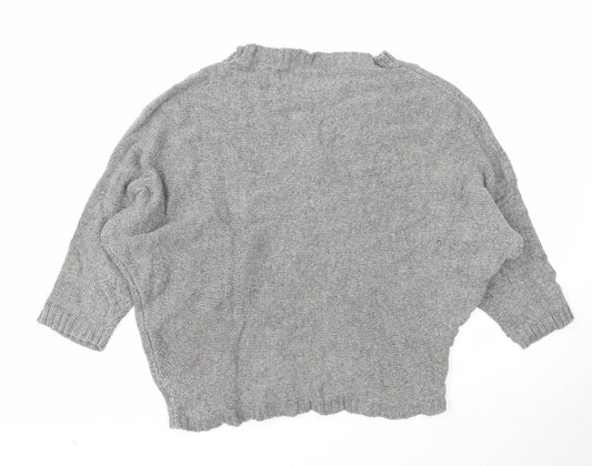 Womens UK Size M Zara Grey Pullover Jumper