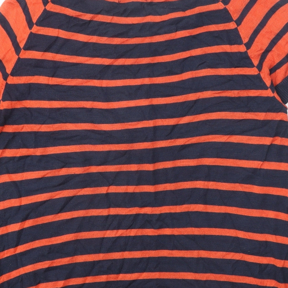 Womens UK Size S H&M Orange Pullover Jumper