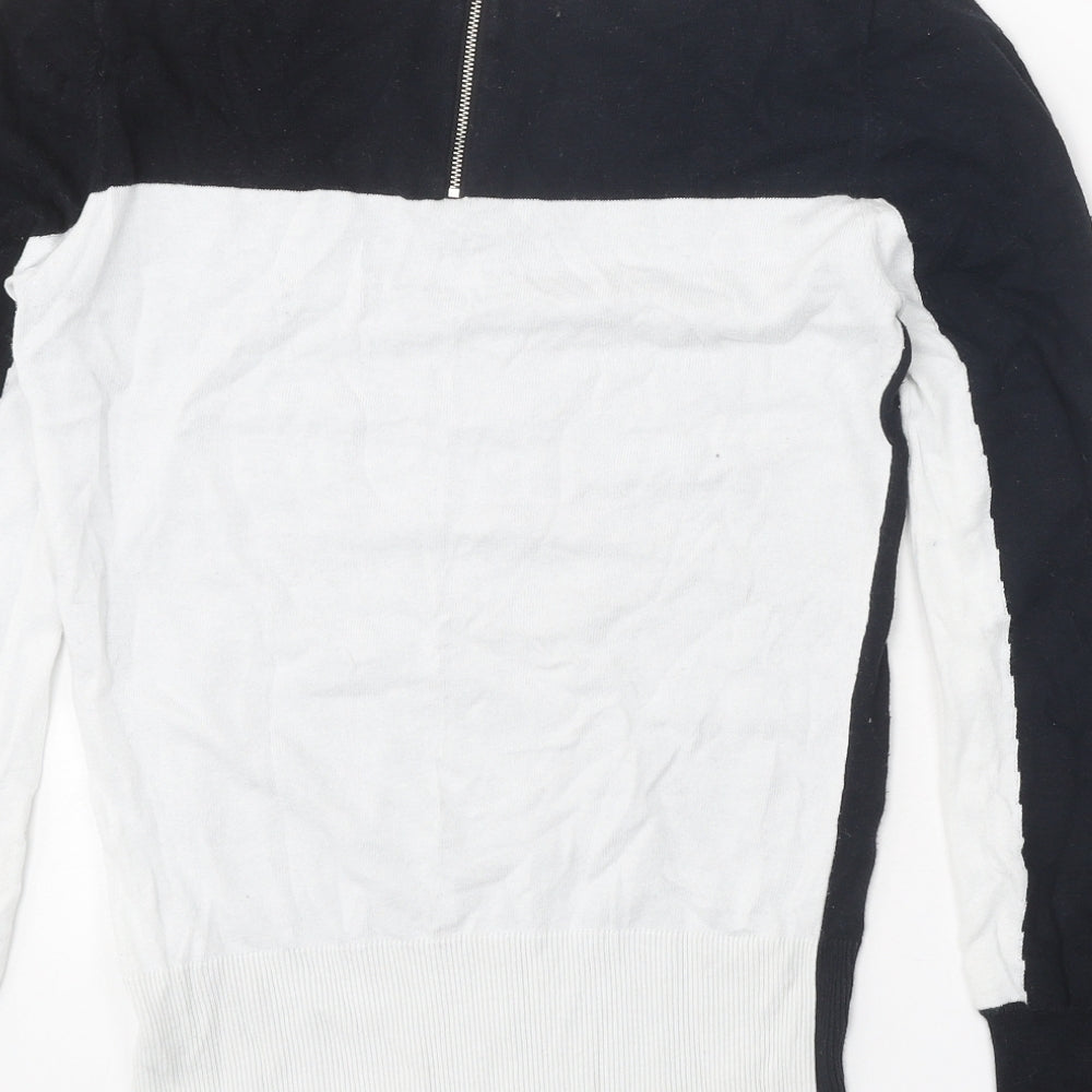 Womens UK Size S Oasis Black Pullover Jumper