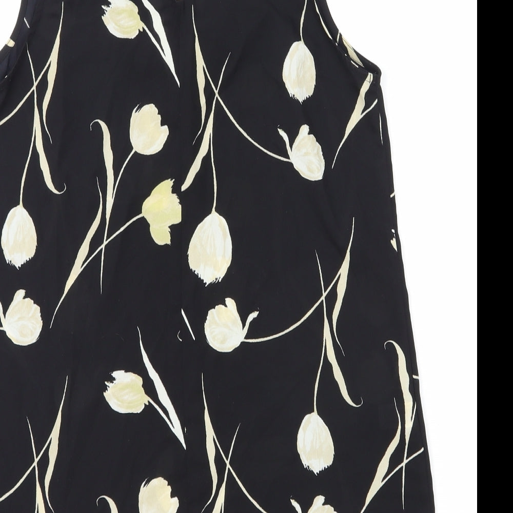 Womens UK Size 6 NEXT Black Basic Blouse
